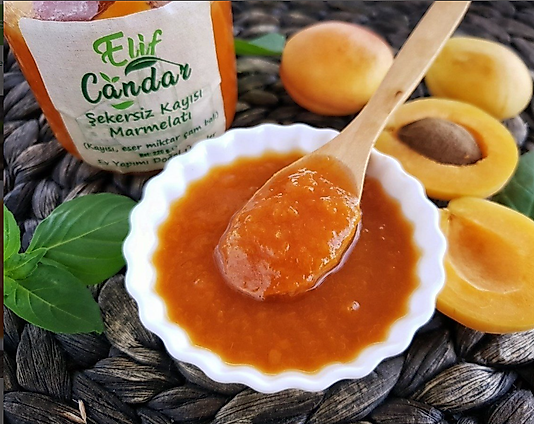 Elif Candar Doğal Şekersiz Kayısı Marmelatı (220gr)