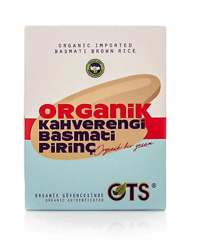 Organik Kahverengi Basmati Pirinç 500gr