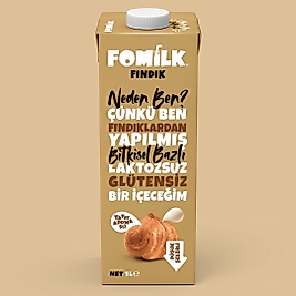 Fomilk Bitkisel Bazlı Fındık İçeceği 1L