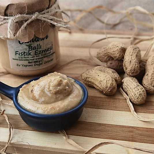Elif Candar Doğal Katkısız Ballı Fıstık Ezmesi 200 gr