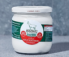 Süzme Keçi Yoğurdu (400gr, %100 Keçi Sütü) - Madalı