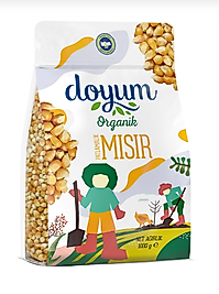 Doyum Organik Patlamalık Mısır Doypack 1 Kg