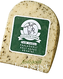 Keçi Sepet Peyniri Fesleğenli 200-300GR