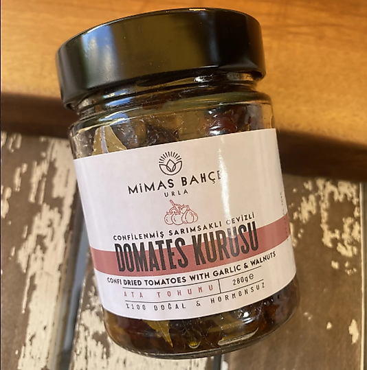 Mimas Confi (Konfi) Sarımsaklı Kuru Domates Sosu Katkısız,Doğal 280 gr 298,00 TL