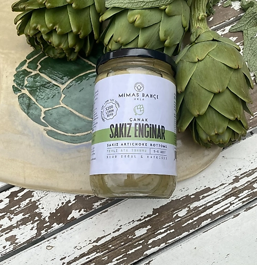 Mimas Sakız Enginar Çanak %100 Limon Suyu Konserve 660cc