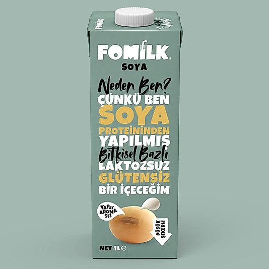 Fomilk Bitkisel Bazlı Soya İçeceği 1L