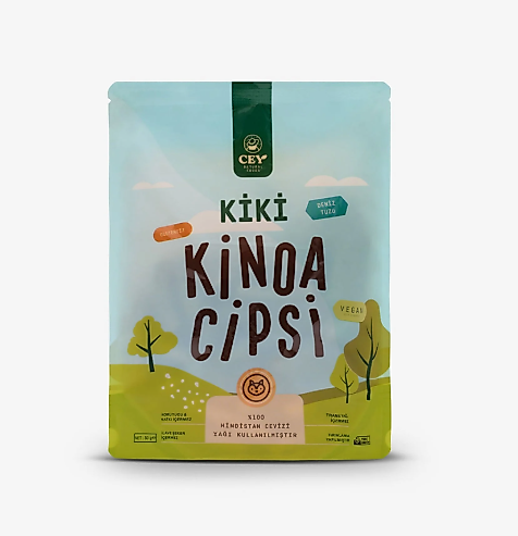Kiki Deniz Tuzu Glutensiz Kinoa Cipsi 30g