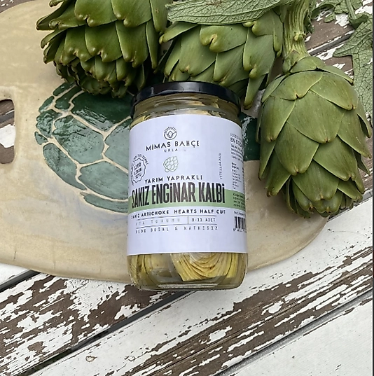 Mimas Sakız Enginar Kalp Yarım Yapraklı %100 Limon Suyu İle Konserve 660cc