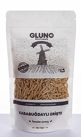 Gluno Glutensiz Karabuğdaylı Erişte 150g