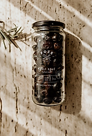 Foze Taş Baskı Doğal Yağlı Sele Siyah Salamura Zeytin 300 gr