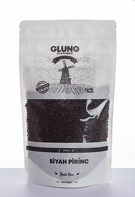 Gluno Glutensiz Siyah Pirinç 500Gr