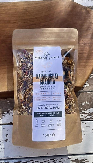 Mimas Karabuğday Granola Şekersiz,Katkısız 450gr