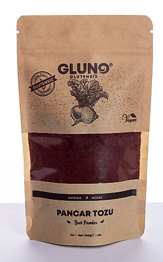 Gluno Glutensiz Pancar Tozu 100g