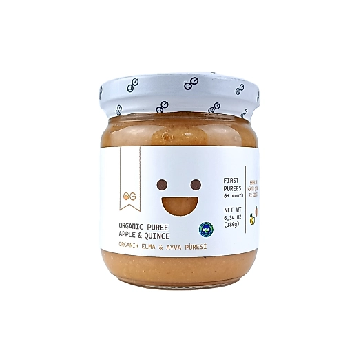 Organik Elma & Ayva Püresi +6 Ay 180 Gr