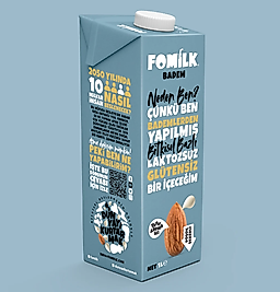 Fomilk Bitkisel Bazlı Badem İçeceği 1L