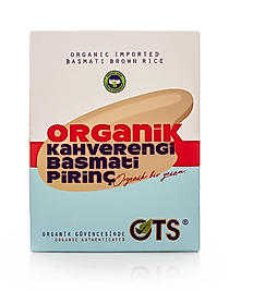 Organik Kahverengi Basmati Pirinç 500gr