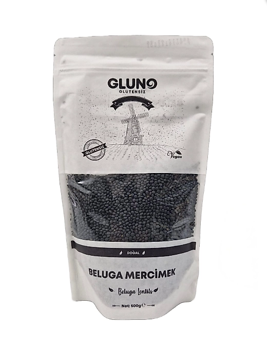 Gluno Glutensiz Beluga Mercimek 500Gr