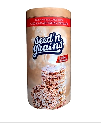 Seed n Grains Karabuğday Patlağı 125 Gr