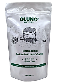 Gluno Glutensiz Sarımsak&Soğanlı Kinoa Cipsi 35Gr
