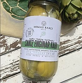 Mimas Sakız Enginar Saplı Yarım Yapraklı Kalp %100 Limon Suyu İle Konserve 1000cc