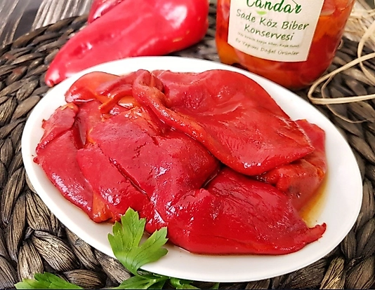 Elif Candar Sade Köz Biber Konservesi (600gr)