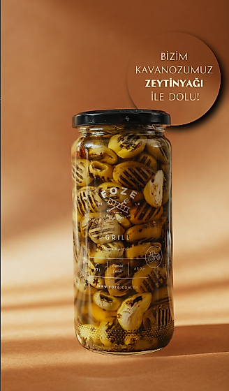 Foze Grill ( Izgara ) Yeşil Zeytin 450 gr