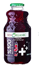 Organik Karışık Kırmızı Meyve Suyu 250 Ml
